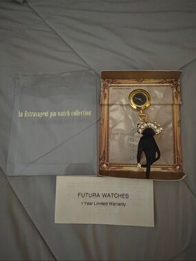 Futura Vintage Hand Form Watch Brooch NEW IN BOX